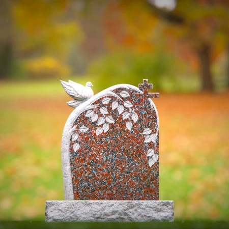 Eternal beauty rests within this headstone, memorials, and grave stones.